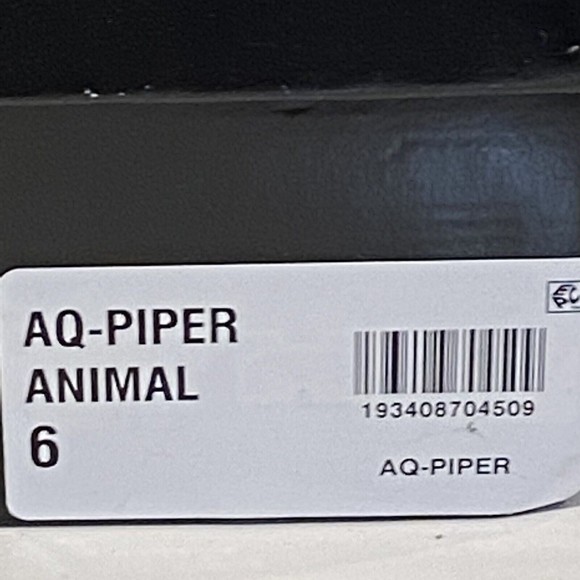 AQUA Womens Sneakers Size 6 Low Top Fashion Animal Print Flatform Lace Up - Picture 7 of 7